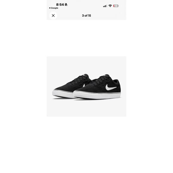 Nike SB Chron 2 Canvas Black White Skate Shoes DM3494-001 Mens 11 New
